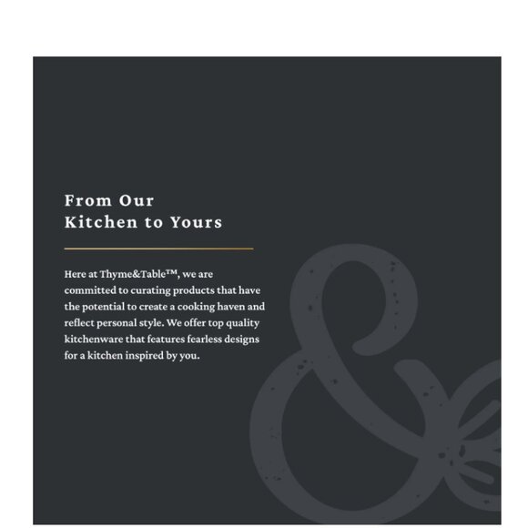 Thyme & Table Blue Wood Salad Hand Set - Picture 5 of 8